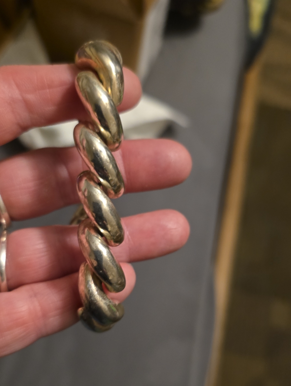 Gold-Tone Chunky Link Bracelet - Women Jewelry